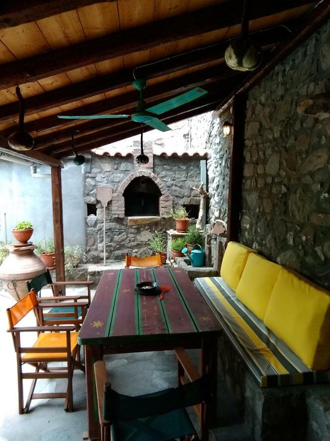 Villa Notia Skála Eresoú Buitenkant foto